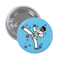 Bouton du garçon 3 de ballon badge avec épingle
