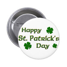 Bouton du jour de St Patrick heureux Badge