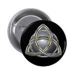 Bouton du noeud 2 de trinité badges avec agrafe