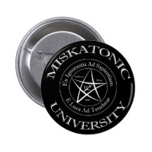 Bouton d'université de Miskatonic Badges Avec Agrafe