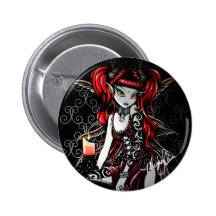 Bouton féerique de Pinback de tatouage de lumière  Pin's