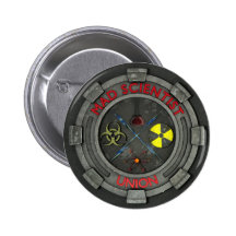 Bouton fou des syndicats de scientifique badges