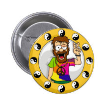 Bouton hippie badge