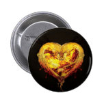 Bouton/insigne d'illustration de coeur badges publicitaires