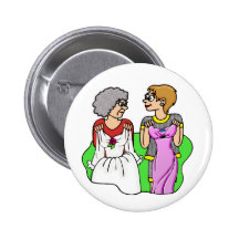 Bouton : La mère de la jeune mariée Pin's Avec Agrafe