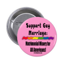 Bouton matrimonial d'égalité de misère badges