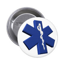 Bouton médical de symbole pin's