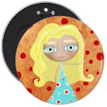 Bouton mignon de rasa de pinback de goupille de po badges