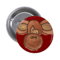 Bouton mignon de singe de bande dessinée badges publicitaires