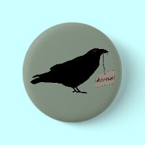 Bouton mystérieux de Raven badges publicitaires
