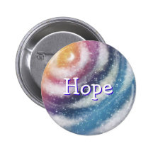 Bouton Nacreous de nuages de "espoir" Badges