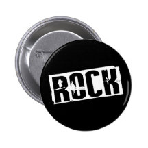 Bouton noir de roche pin's avec agrafe