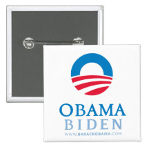 Bouton Obama-Biden Badges Avec Agrafe