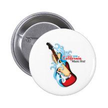Bouton "officiel" de Fest de musique de la Califor Badge