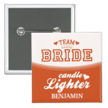 Bouton personnalisé d'allumeur de bougie de jeune  badge