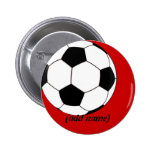 Bouton personnalisé du football badges