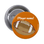 Bouton personnalisé du football pin's