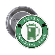 Bouton potable irlandais d'équipe pin's