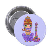 Bouton pourpre de génie badges
