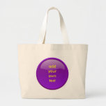 bouton pourpre foncé sacs fourre-tout