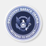 Bouton présidentiel de joint de victoire d'Obama Magnets Pour Réfrigérateur