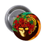 bouton psychédélique d'art de bruit badges