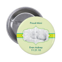 Bouton relatif fier de bébé de garçon "de préparat badges avec agrafe