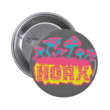 Bouton rond badge avec épingle