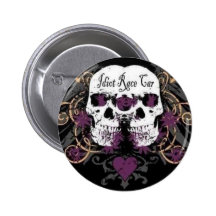 Bouton rond badge avec épingle