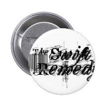 Bouton rond badge avec épingle