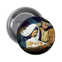 Bouton rond badge avec épingle