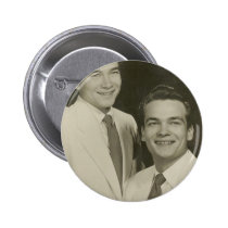 Bouton rond badges publicitaires