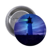 Bouton rond de balise de phare badges avec agrafe