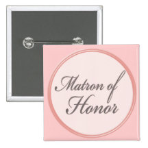 Bouton rose-clair de dame de honneur de gris de ch badges