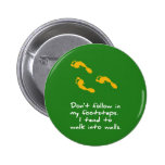 Bouton sarcastique de pas pin's avec agrafe