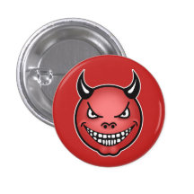 Bouton souriant ultra mauvais de visage pin's