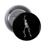 Bouton squelettique frais badge avec épingle
