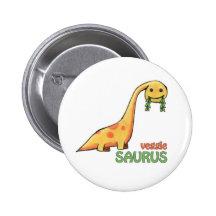 Bouton végétarien de Saurus Badge