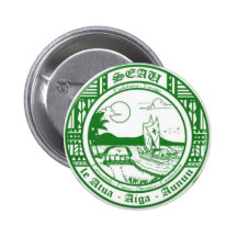 Bouton vert badges avec agrafe