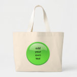 bouton vert sac