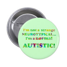 Boutons autistes normaux pin's
