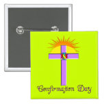 Boutons catholiques de jour de confirmation pour d badges