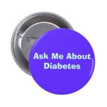 Boutons de "DIABÈTE" Badge
