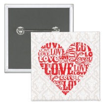 Boutons de l'amour 6 badge