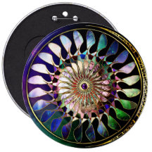 Boutons de l'art 1 de rotation pin's avec agrafe