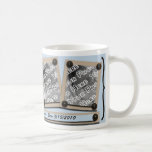 Boutons et tasse bleus de parenthèses