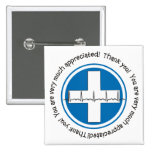 Boutons heureux de semaine d'infirmières badges avec agrafe