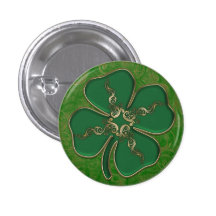 Boutons irlandais chanceux de Pin de shamrock Pin's