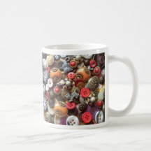 Boutons oranges de fantaisie et boutons de Kitty Tasse