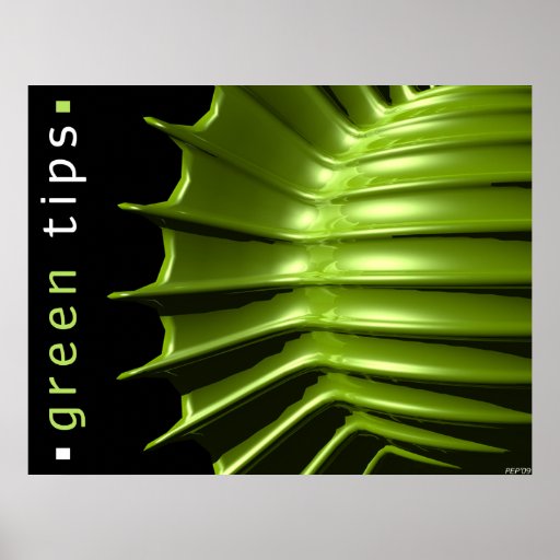 Bouts de vert posters